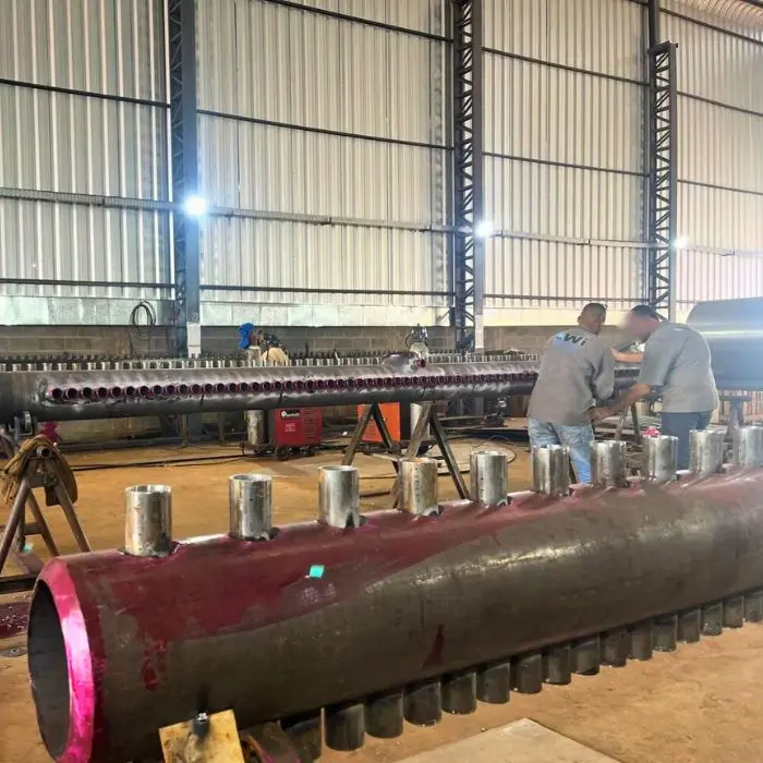 WI SERVIÇOS - FABRICAÇÃO E PROCESSO DE SOLDAGEM DOS COLETORES DA CALDEIRA